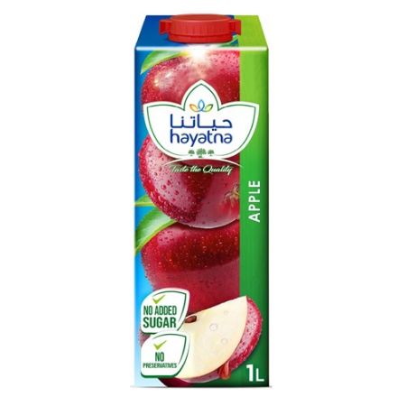 Picture of Hayatna Apple Juice  1 LTR