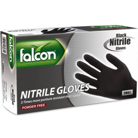 Picture of Nitrile Black Gloves - Small 