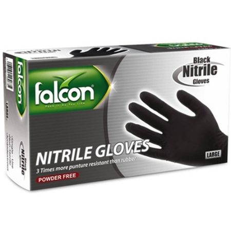 Picture of Nitrile Black Gloves - Large  